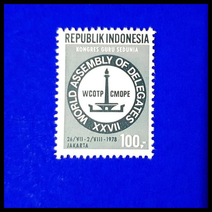 

BEST DEAL PRANGKO INDONESIA. KONGRES GURU SEDUNIA DI JAKARTA. 1978. KONDISI LUX !!!!