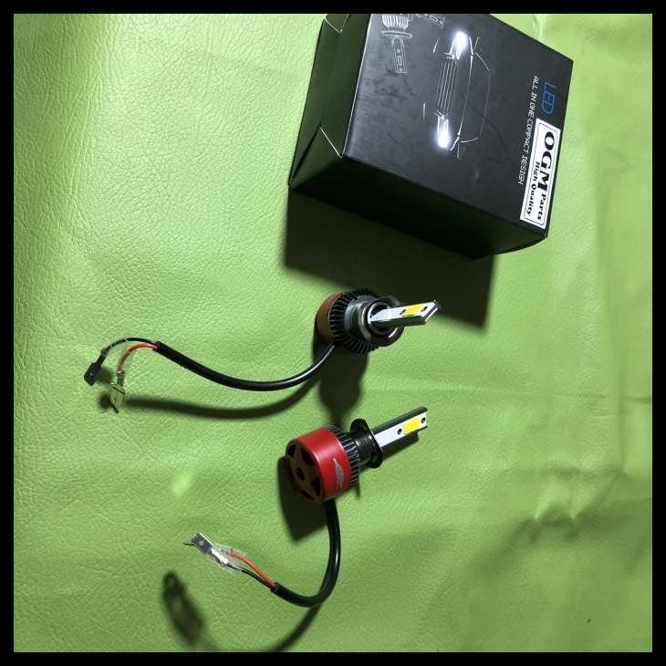 DISKON BOHLAM LAMPU MOBIL LED H1 WARNA KUNING 