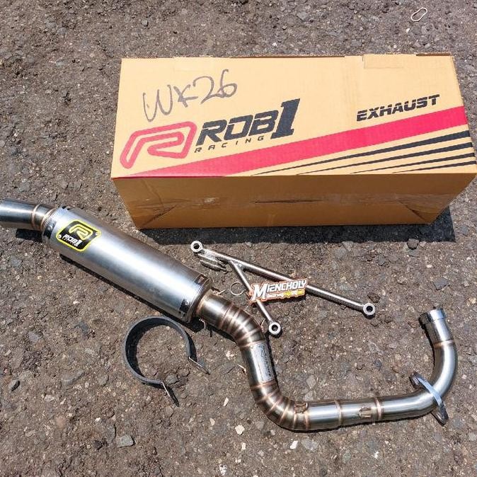 KNALPOT ROB1 MIO 200 CC TIPE DB17 ORINAL ROB 1 RACING