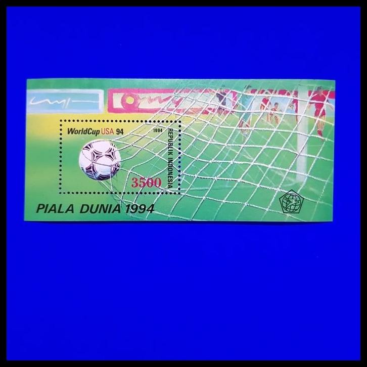 

TERBARU PRANGKO/PERANGKO INDONESIA. SS 110. PIALA DUNIA 1994/WORLD CUP USA '94 !!!!