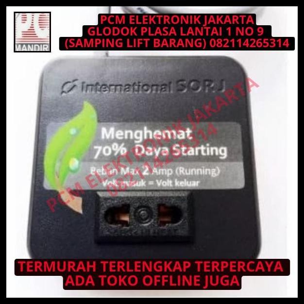 GRATIS ONGKIR KIT INTERNASIONAL SORJ PENGHEMAT ENERGI LISTRIK TARIKAN AWAL 2A 440W 