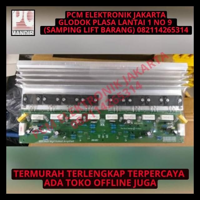 HOT DEAL KIT POWER AMPLIFIER AMPLI 1000W 1000WATT 1000 WATT STEREO TR SANKEN 