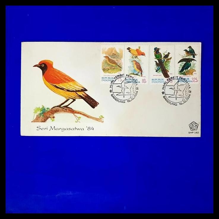 

TERMURAH PRANGKO/PERANGKO INDONESIA. SHP MARGASATWA 1984. RP 120.000,- !!!!!!