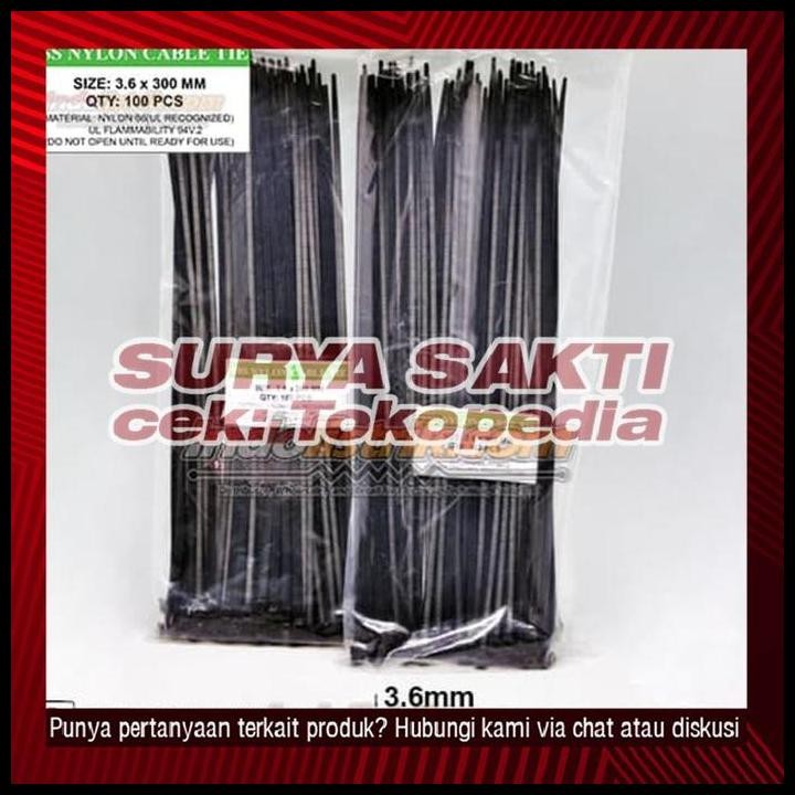 

BEST DEAL KABEL TIES TSS (3.6 X 300MM) HITAM !!!!