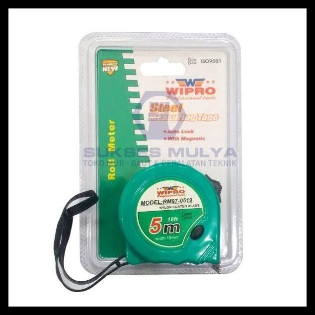 

TERMURAH WIPRO RM-97 METERAN 5 METER ROL METER PLAT METERAN TUKANG !!