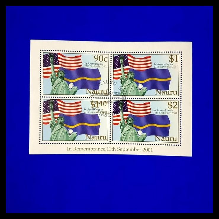 

BEST DEAL PRANGKO BENDERA ~ IN REMEMBERANCE, 11TH SEPTEMBER 2001. KAT. $7.25 !!