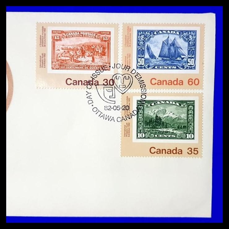

HOT DEAL PRANGKO CANADA. FDC TEMA STAMP ON STAMP DARI EMISI 1908, 1928 DAN 1929 !!!!