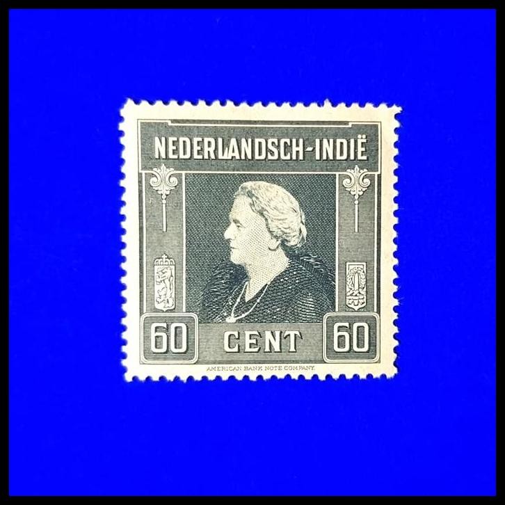 

TERMURAH PERANGKO/PRANGKO NED INDIE. RATU WILHELMINA. 1945. 60 CENT. MINT !!!