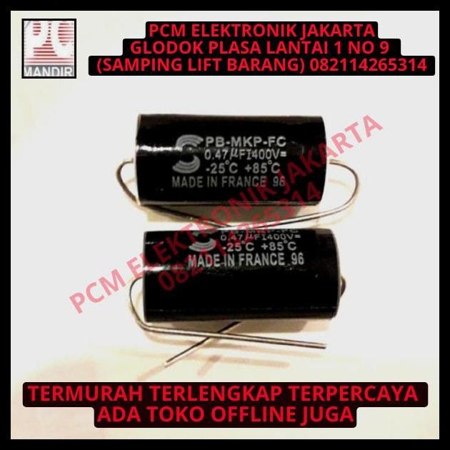 BEST DEAL KAPASITOR SOLUND SOLEN ASLI FRANCE 474 0.47UF 0.47 UF 630V 630 VOLT 