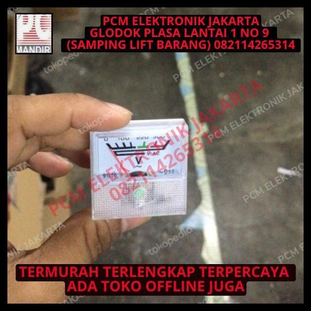 TERBARU VOLT METER AC STABILISER STABILIZER PLN 220V 220 VOLT VAC ANALOG 