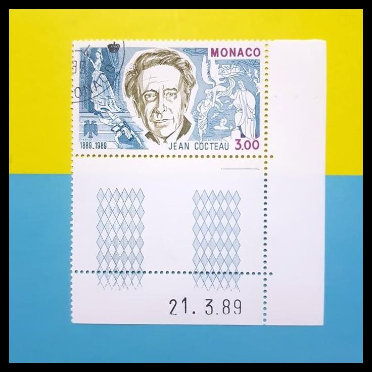 

HOT DEAL PERANGKO/PRANGKO EROPA. TOKOH TERKENAL, JEAN COCTEAU DARI MONACO !!!!!!