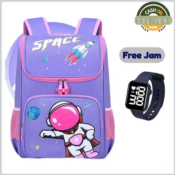 

Diskon Tas Ransel Sekolah Motif Astronot Space Bonus Jam Anak Sd Tk Premium