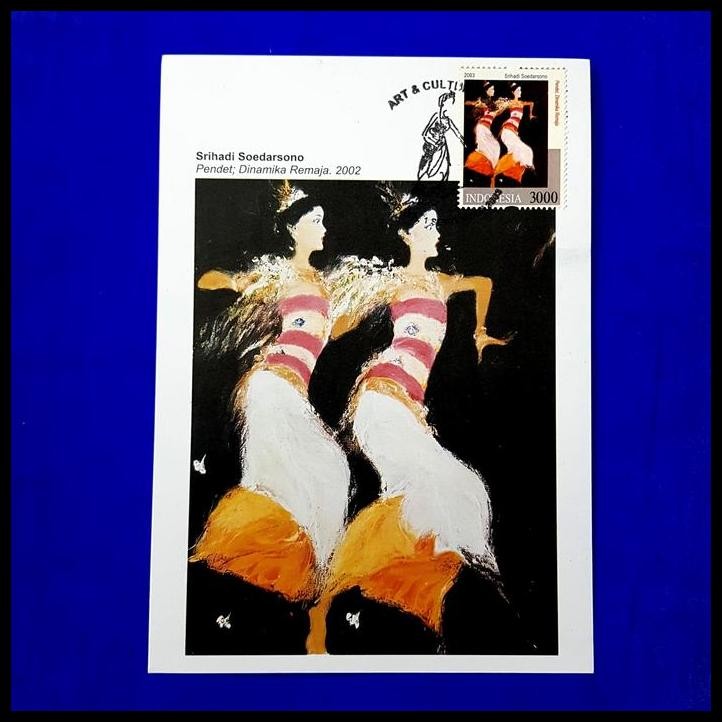 

TERMURAH PRANGKO KARTUPOS LUKISAN. TARI PENDET KARYA SRIHADI SOEDARSONO !!