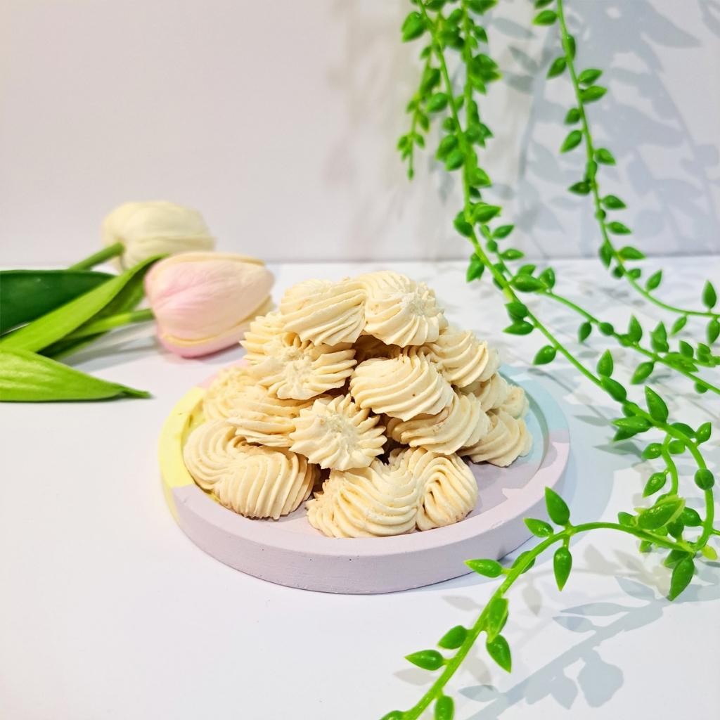 

Cri Kue Sagu Keju Lumer, Aneka Kue Semprit, Toples Ukuran 400 Ml, Bibasnacks Homemade