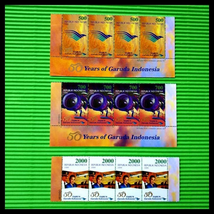

TERMURAH PRANGKO 50 TAHUN GARUDA INDONESIA 50 YEARS OF CHALLENGE. STRIP 4 !