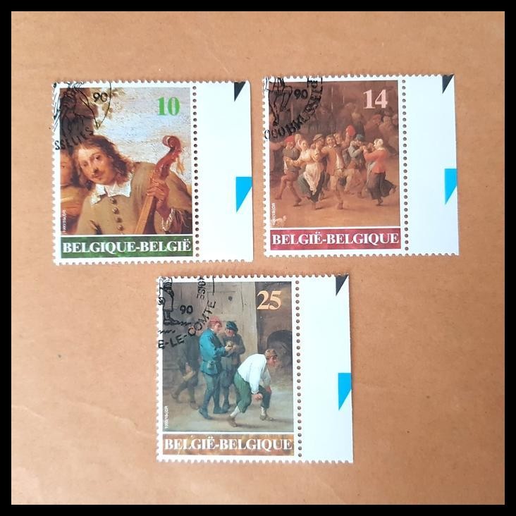 

GRATIS ONGKIR PERANGKO/PRANGKO BELGIA. LUKISAN. DAVID TENIERS PAINTINGS !!
