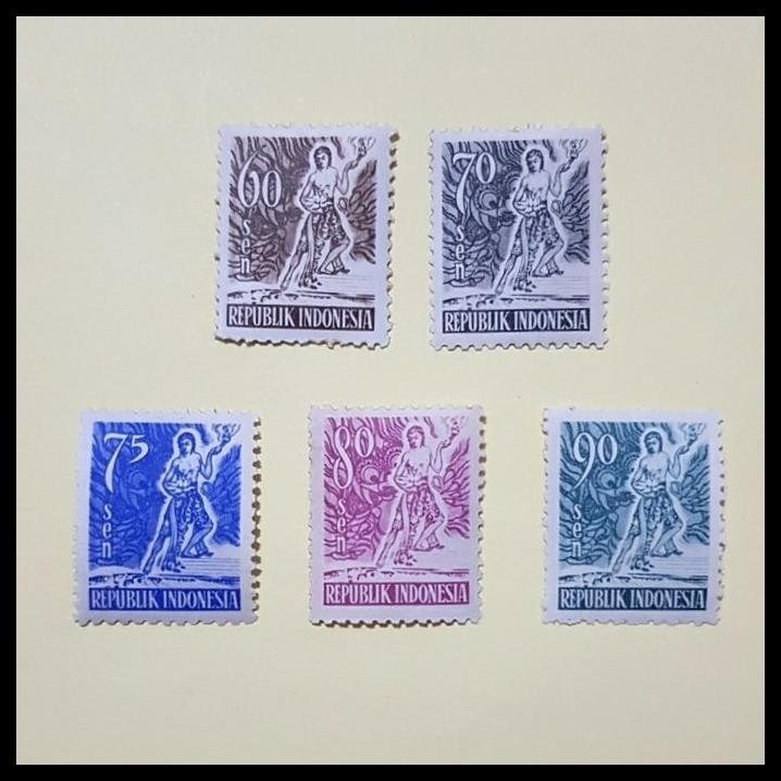 

TERBARU PERANGKO/PRANGKO INDONESIA 1953. KSATRIA. SET LENGKAP (5V) !!!