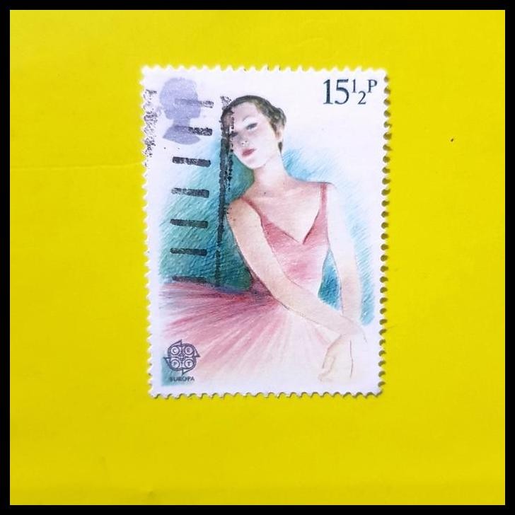 

BEST DEAL PERANGKO/PRANGKO INGGRIS/GREAT BRITAIN. BALLERINA ~ BRITISH THEATRE !!!!