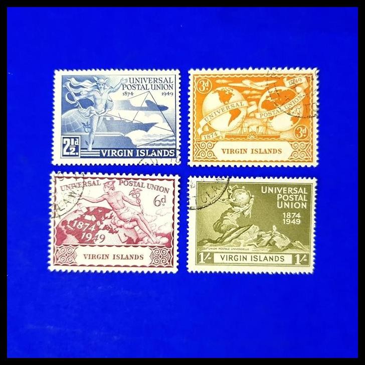 

BEST DEAL PERANGKO ISTIMEWA. PRANGKO KLASIK. VIRGIN ISLANDS. UPU 1874-1949 !!!