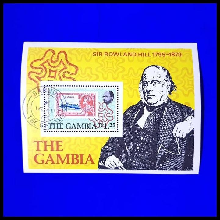 

DISKON PRANGKO LUAR NEGERI. SIR ROWLAND HILL 1795-1879 DARI THE GAMBIA !!!