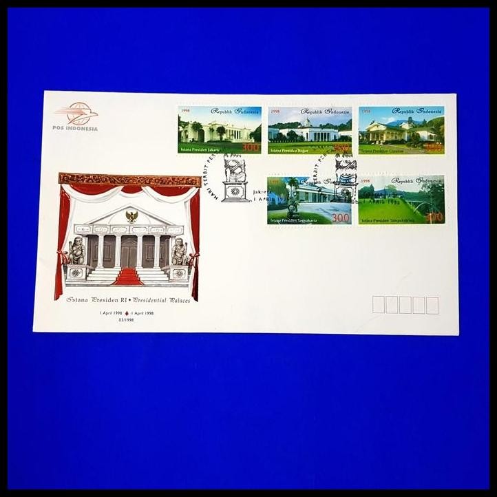 

TERBARU PERANGKO/PRANGKO INDONESIA. 1998. SHP ISTANA PRESIDEN RI !