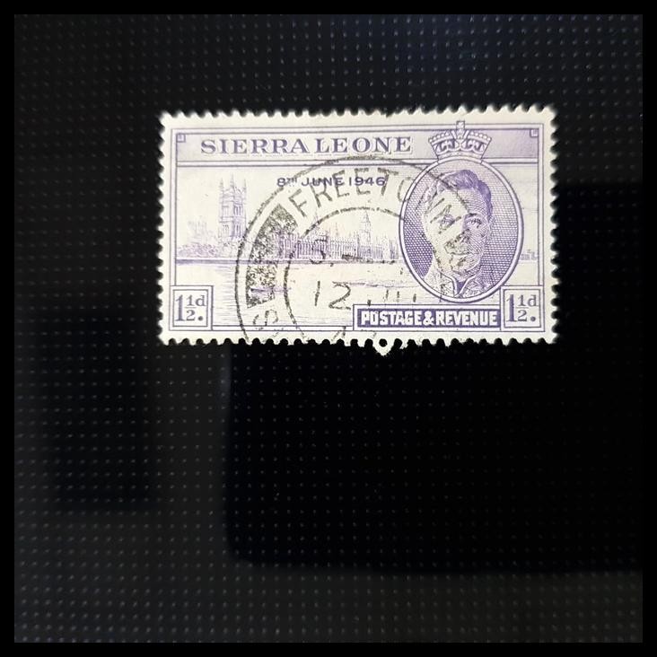 

TERBARU PRANGKO LUAR NEGERI. KING GEORGE VI DARI SIERRA LEONE. 8TH JUNE 1947 !!!!!!
