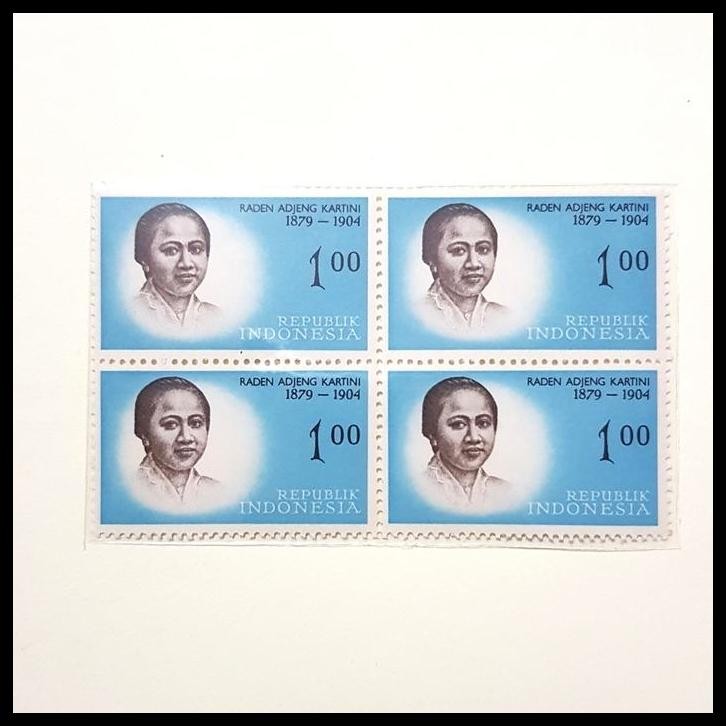 

BEST DEAL PERANGKO/PRANGKO PAHLAWAN RADEN ADJENG KARTINI 1879 - 1904. BLOK-4 !!!