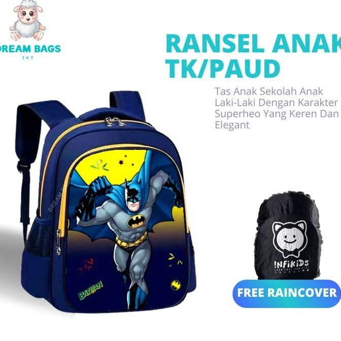 

Spesial Tas Ransel Anak Laki Laki Paud Tk Karakter Import Sekolah Dream Bags