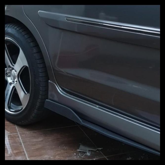 GRATIS ONGKIR WINGLET SAMPING VARIASI SAMPING BAWAH MOBIL BMW SEDAN HITAM 