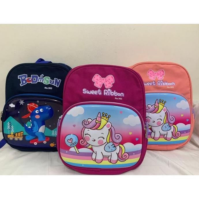 

Miliki Tas Ransel Anak Sekolah Karakter Lucu Dan Keren Motif Timbul Kualitas Premium -M0203 Fashion