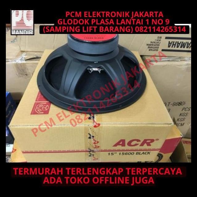 DISKON SPEAKER ACR 15 INCH 15IN 15" 15 15600 INCH FULL RANGE BLACK ORIGINAL 