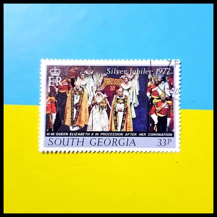 

TERMURAH PRANGKO H.M. QUEEN ELIZABETH II IN PROCESSION AFTER CORONATION !!!!