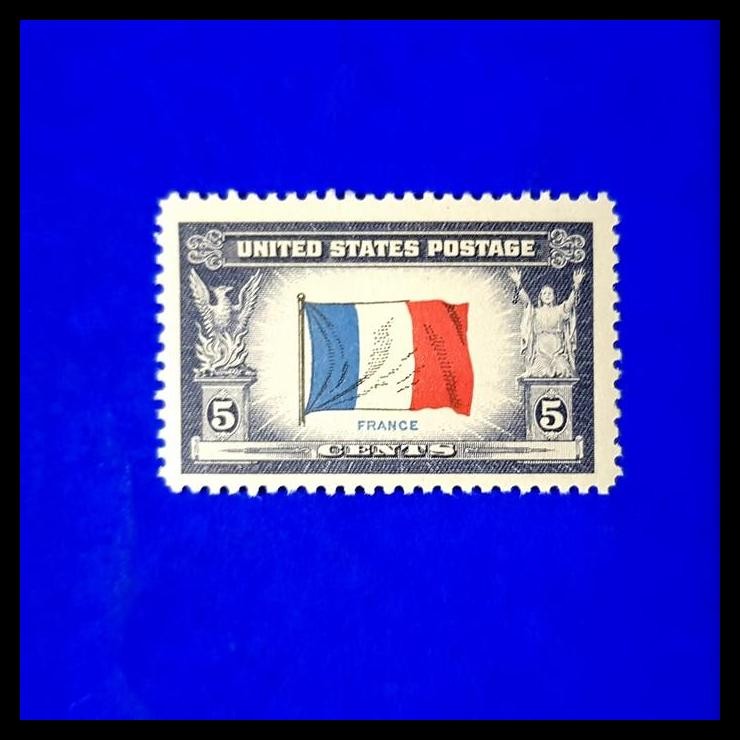 

DISKON PRANGKO AMERIKA 1943. FLAG OF FRANCE. MNH