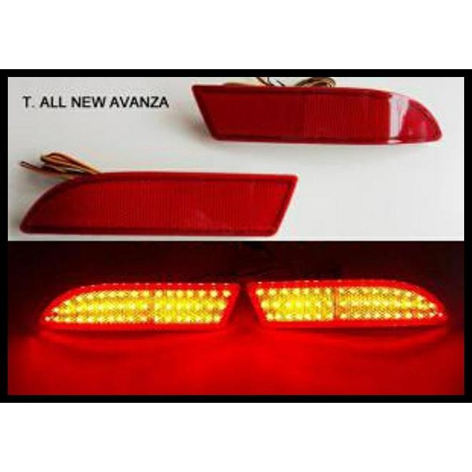 BEST DEAL LAMPU LED BUMPER CAT EYE BELAKANG UNTUK MOBIL AVANZA G 