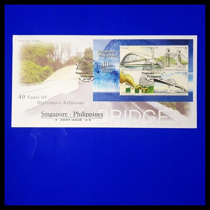 

BEST DEAL PERANGKO/PRANGKO JEMBATAN/BRIDGES. FDC SS SINGAPORE- PHILIPPINES JI !!!!!!