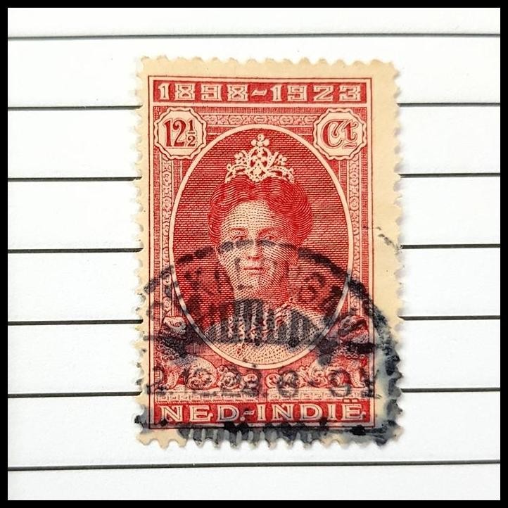 

TERMURAH PRANGKO NED INDIE WILHELMINA 1923.12 CENT CAP POS PEKALONGAN !!!