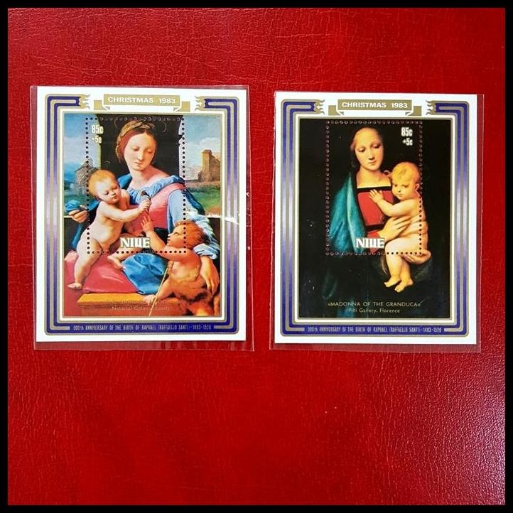 

TERMURAH PERANGKO/PRANGKO NATAL/CHRISTMAS 1983 DARI NIUE. SET (5 LBR SS) MNH !!