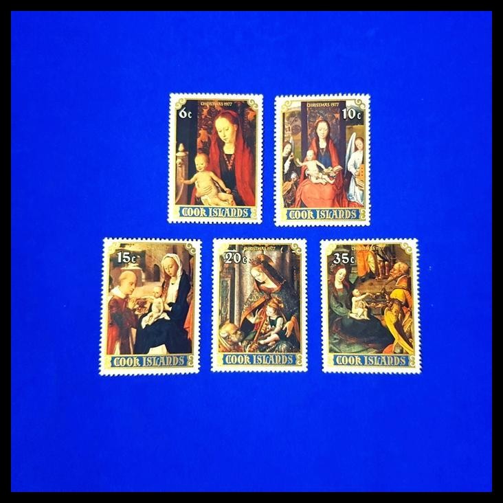 

TERMURAH PERANGKO/PRANGKO COOK ISLANDS CHRISTMAS 1977. SET LENGKAP. MNH