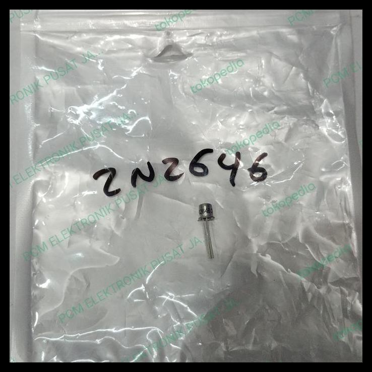 TERMURAH 2139 TRANSISTOR TR UJT 2N2646 2N 2646 2 N2646 N 2646 ASLI BULAT SILVER 