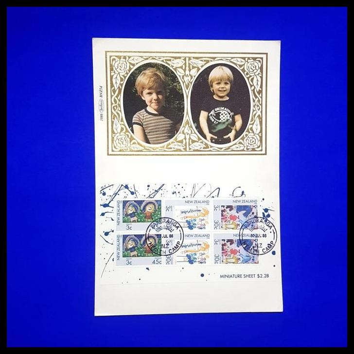 

GRATIS ONGKIR PRANGKO ANAK-ANAK ~ HEALTH STAMPS SERIES 1986. FDC NEW ZEALAND !!!!!!