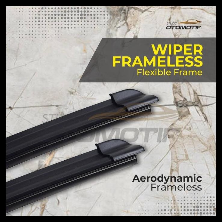 HOT DEAL WIPER KACA DEPAN MOBILIO FRAMELESS / WIPER MOBIL MOBILIO PISANG 1 SET 