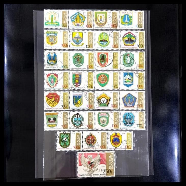 

DISKON PRANGKO INDONESIA 27 LAMBANG PROPINSI + 1 LAMBANG NEGARA. SET LENGKAP !!!!