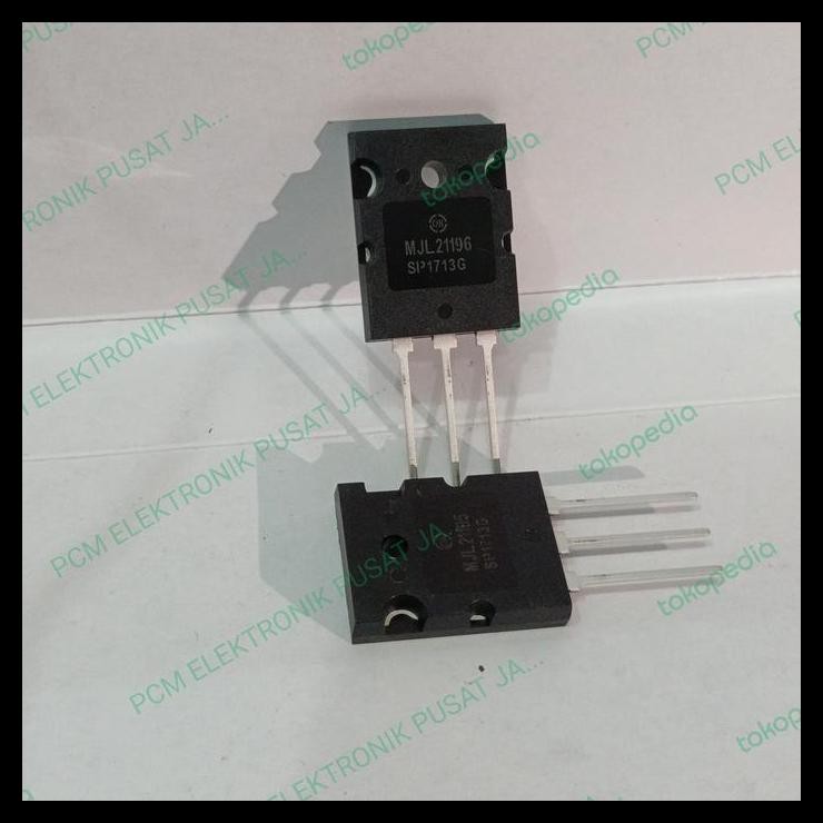 DISKON 1675 TRANSISTOR TR FINAL MJL21195 MJL21196 MJL 21195 21196 ASLI ORI 