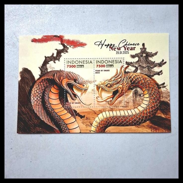 

TERMURAH PRANGKO INDONESIA TERBIT 22.01.2025. TAHUN ULAR 2576 YEAR OF THE SNAKE. PRANGKO PRISMA. HAPPY CHINESE NEW YEAR / IMLEK 29.01.2025. SS (SOUVENIR SHEET)