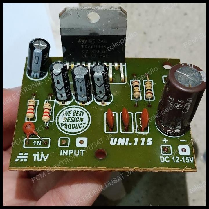 TERBARU 1639 KIT MODULE MODUL AMPLI AMPLIFIER MINI 12V 80WATT MONO TDA2005 