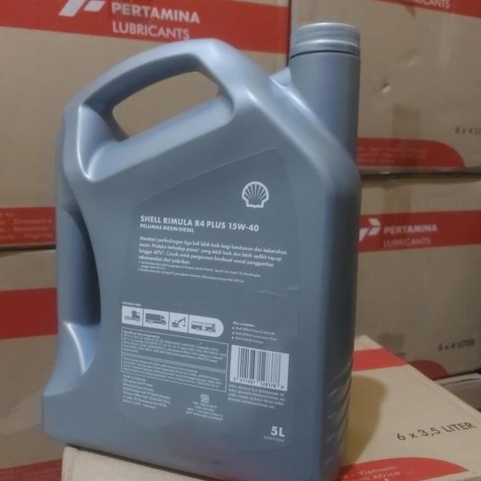 Oli Mesin Shell Rimula R4 x PLUS 15W40 5L