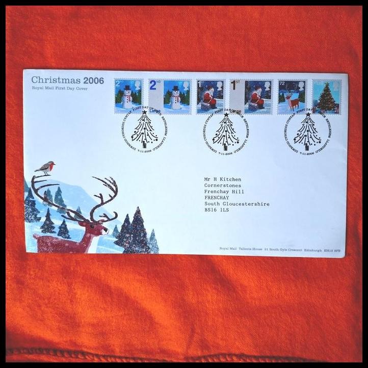 

TERMURAH PRANGKO TEMA CHRISTMAS/ NATAL. FDC DARI INGGRIS/ GREAT BRITAIN. CHRISTMAS 2006 !!!!!