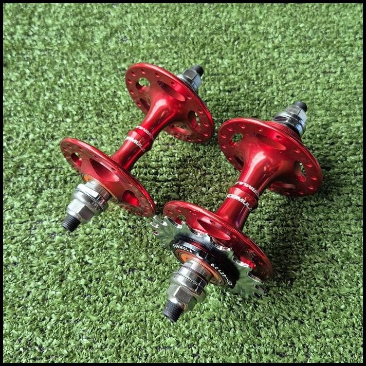 HUB FREEHUB FORMULA FIXIE BMX 32 HOLE SEALED BEARING COG RED TAIWAN