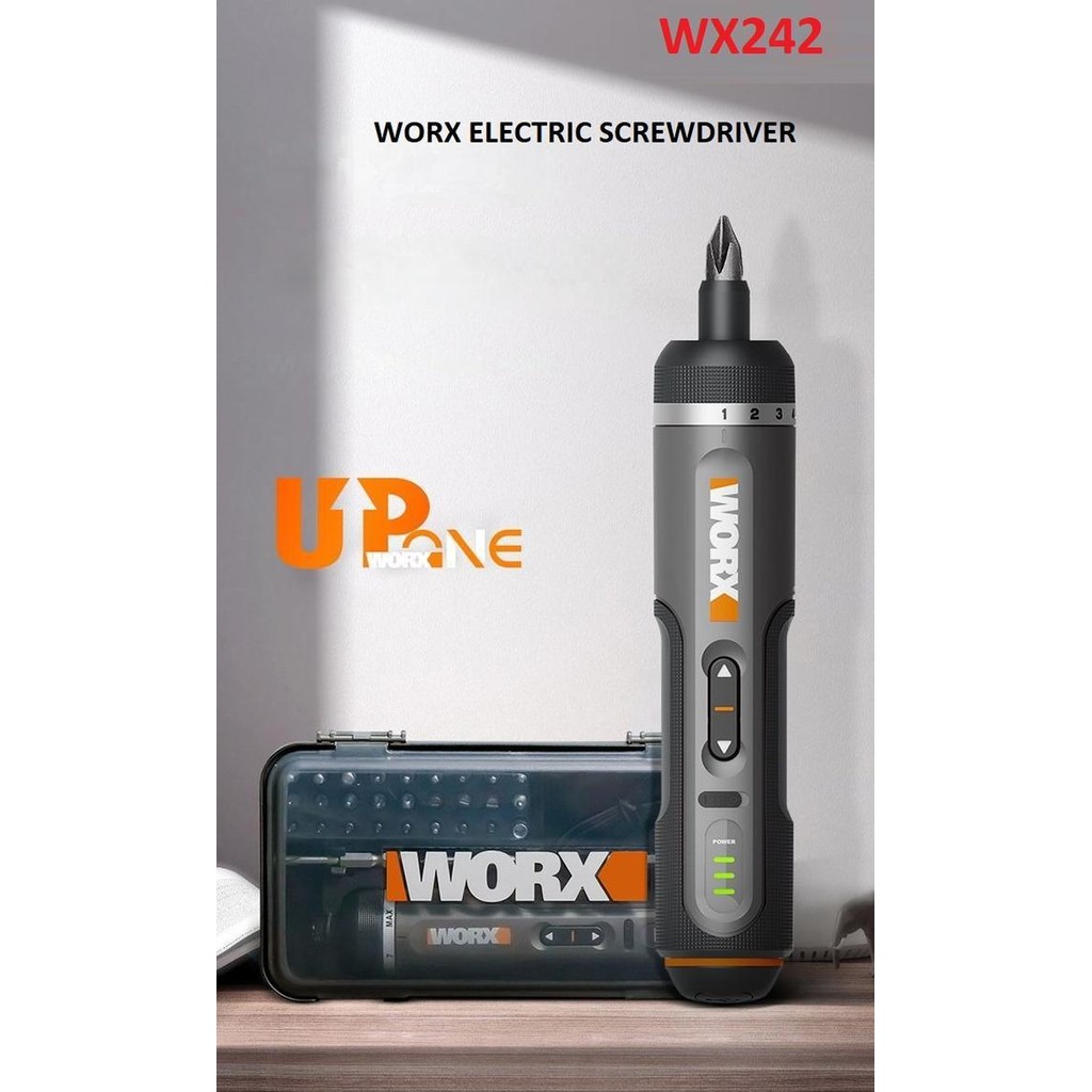 HOT SALE WORX 4V Electric Screwdriver Bit Set WX240/242 Precision - Obeng Mini
