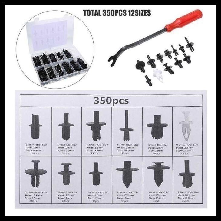 HOT DEAL KLIP BEMPER KLIP KANCING BAUT PLASTIK MOBIL GRAND JAZZ UNIVERSAL 